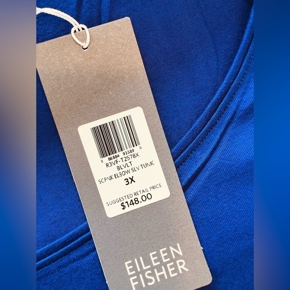 ELLEN FISHER Scoop Neck Elbow Sleeve Tunic
NWT - Picture 10 of 10